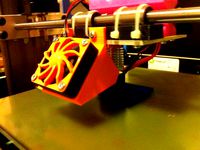 Reprap Cooling Fan Support Tobeca 2 by MaikerAndCo