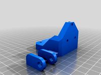 Z Axis Motor mount  for Hephestos Prusa i3  - Left by onur77