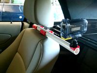 Action Camera Headrest Mount by muddtt