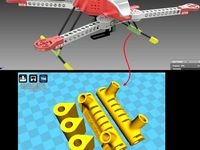 landing gear Quadcopter for 6mm carbon Fiber tube by KhalidKhattak