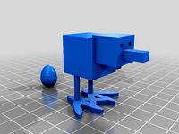 minecraft chicken by Tijmen06