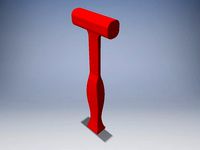 A Single Red Hammer by ajbutschli