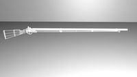 Flintlock rifle kremnevoe rugio 3D Model