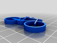 Bike's Keychain by Polyedron