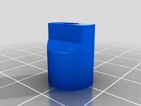 Bed leveling knob for M4 nut by Skuggan