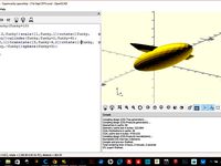 OpenSCAD: Intermediates - Modularity - SUPERWACKY SPACESHIP - 21st SEPT 2015 by ivanhoeeewu