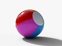 Beach Ball 3D Model