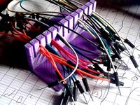 Electronic wire Holder by Carving3Dprint
