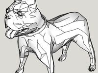 French Bulldog Low Poly Fixed! by ExaZ