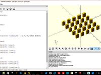 OpenSCAD: Intermediates - Modularity - MAKING A FOREST - 20th SEPT 2015 by ivanhoeeewu