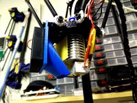 Micromake Kossel Bed Fan Mount (40mm) by Edak