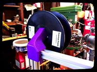 Filament Spool Hook for Deezmaker Bukobot by chetjohnston