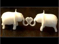 Elephants making heart by BridgerThreeD