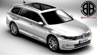 Volkswagen Passat Variant 2015 3D Model