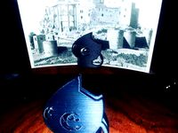 Cat Frameless Photo Holder by rayanklebeau