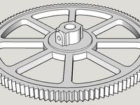 Blade 200 SRX Main Gear by ExaZ