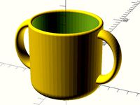 Customizable 2-handled cup by PocketBrain