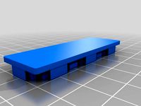 V slot 20x60 end cap V3 by Robarco