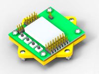 kk2.1.5 mounting board for X layout quadcopter by metshein