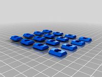 M4 Nut for 20-series T-Slot Aluminium profiles. by Tegeon