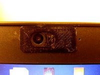 Laptop internal camera cover for the paranoid by Olooki3D