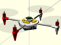 3D printable Quadcopter 500 SJX01D by Juergenlessner