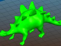 Stegosaurus - low poly by RomanST