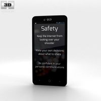 GeeksPhone Blackphone White 3D Model