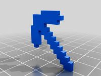 Minecraft Pickaxe by Macmuddy
