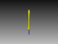 Sword/Letter opener by allpandaman