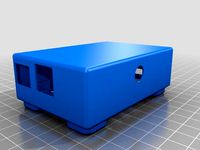 3D Printed Raspberry Pi B Rev 2 Case by Digi-Kitsamus