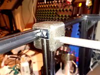 Maker Profile 10X10 to 8 mm Rod Holder by freelncr77