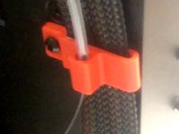 Zortrax Feed tube/ribbon cable holder by MichaelPetitclerc