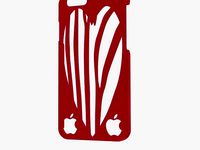 Iphone 6 Apple Zebra Heart by Alajaz
