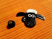 Shaun le mouton magnet by magic_mushrooms