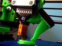 Fan bracket for DDeGonge888's Extruder by Klasniedryg