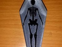 skeleton in coffin by stevehaines