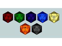 MTG Dado Cartas Magic contador de vidas D20 by manolytyt0