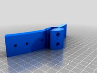 Openscad Custom landing gear interface for Aleppo-200 UAV drone by alexander111