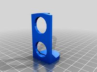 Vertical ultrasonic sensor bracket for BYJ48 stepper by andrewastonishing
