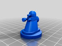 Wayfarer Tactics - 18mm / 28mm - Low Poly Dalek by FuzzySadist
