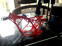 motorcycle chassis, tank and saddle by ingeniousman