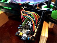 Azteeg X5 V1 Kossel Mini mount by kbast