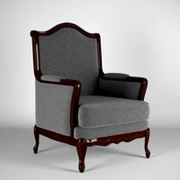 Classic Armchair 3D Model