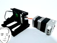 Lulzbot TAZ Bulldog Extruder Mount Version 2 (Version 1 Deprecated) by JudeLabs