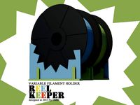 ReelKeeper (Variable Filament Holder) by HillerMuellerDesigns