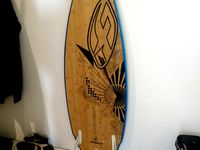 Surfboard wall mount - Sliding nose mount for fast access by sigshoj