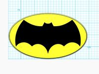 Classic 1966 TV Series Batman logo with background by jtucker72
