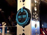 Main Robot Power, ON/OFF Switch Plate by CNSTMA