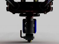 Magnetic Bowden Extruder X Axis Carriage  by iH8
